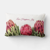 Botanische Proteas Bloemenkussen van het paar Kussen (Achterkant)