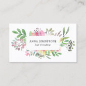 Botanische QR-code | benoeming Visitekaartje (Voorkant)