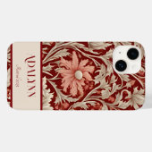 Botanische Retirement Gifts voor Moeder Rood Case-Mate iPhone Case (Achterkant (horizontaal))