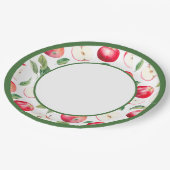 Botanische rode appel boomgaard papier Bord (Gekanteld)