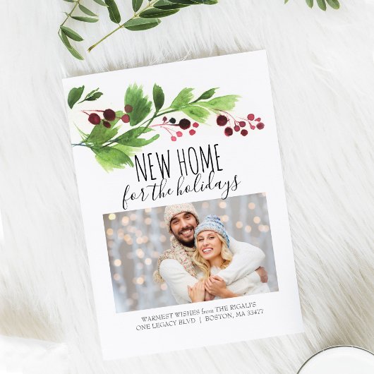 Botanische rode en groene aankondiging van de vaka