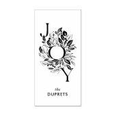 Botanische roestbak 	rubberstempel (Afrduk)