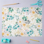 Botanische roze blauwgroen witte sinaasappels bloe tissuepapier (Craft)