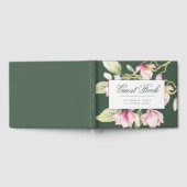  botanische roze en groene ridder gastenboek (Volledig)