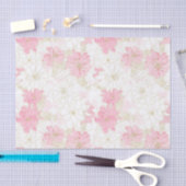 Botanische roze gouden bloemen tissuepapier (Craft)