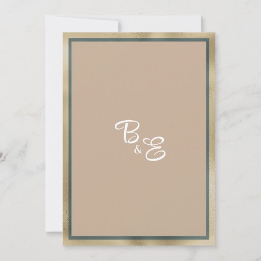 Botanische rustieke bosbloemen Save the Date Kaart (Achterkant)