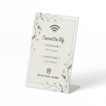 Botanische Salie Groene Zakelijke Wifi Wachtwoord