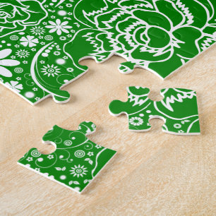 Botanische schoonheden Groen Legpuzzel