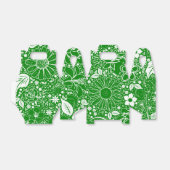 Botanische schoonheden Groene Gable Favor Box Bedankdoosjes (Uitgevouwen)