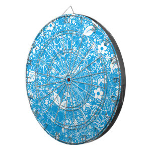 Botanische schoonheden Light Blue Dart Board Dartbord