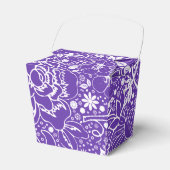 Botanische schoonheden Paars-Haal uit de voorverpa Bedankdoosjes (Voorkant Zijde)