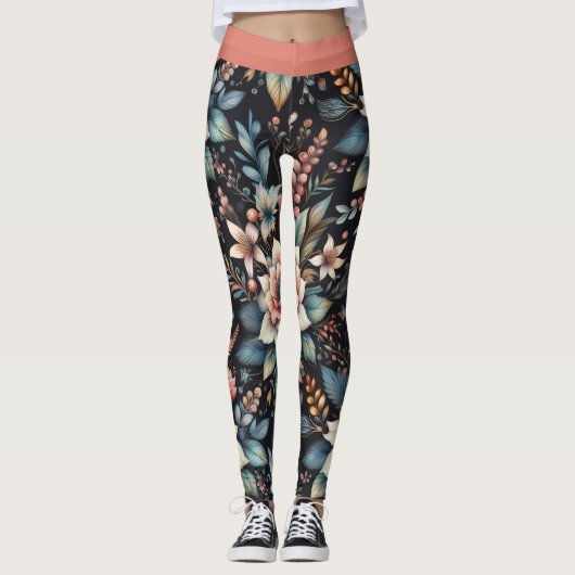 botanische schoonheid leggings (Voorkant)