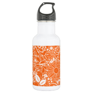 Botanische schoonheid Oranje Waterfles