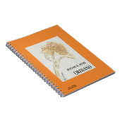 BOTANISCHE STAIN OREGANO NOTITIEBOEK (Rechterzijde)