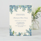 Botanische Stippen Moederdag Brunch Invitation Kaart (Staand voorkant)