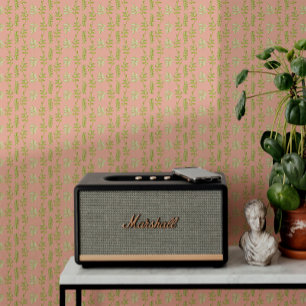 Botanische Stripe Vrouwelijke   Badkamer Behang