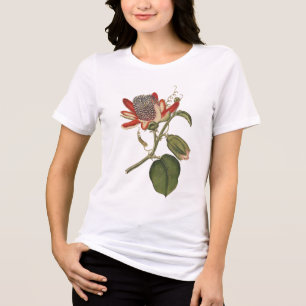  botanische studie Passie Bloem Tri-Blend Shirt