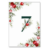 Botanische tabel 7 Weduwstabel nummer noel Kaart (Voorkant)
