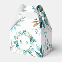 Botanische takken waterverf thema Heldere kleuren