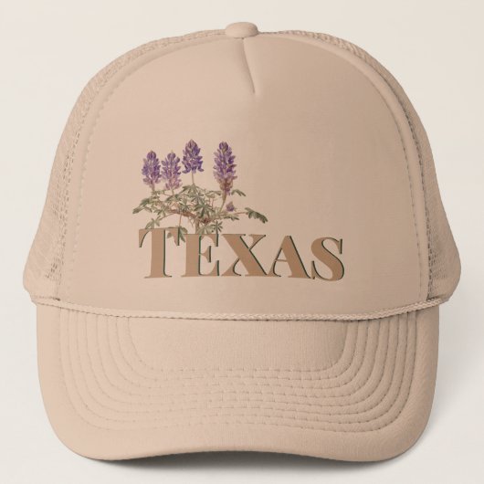 Botanische Texas Bluebonnet 2 Trucker Pet (Voorkant)
