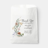  botanische tiny Floral Wedding Bedankzakje (Voorkant)