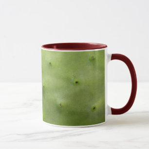 Botanische tropische groene cactus foto mok