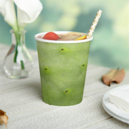 Botanische Tropische Groene Cactus Fotopapier Cup Papieren Bekers