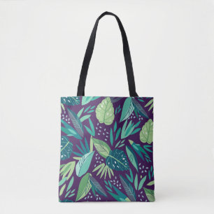 Botanische tropische groene flauwts draagtas