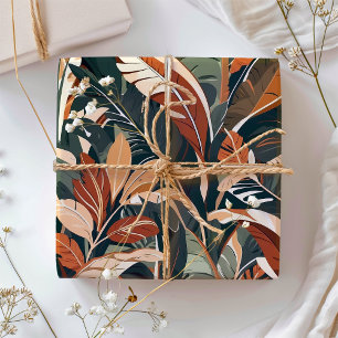 Botanische Tropische Planten Cadeaus voor een Voge Cadeaupapier