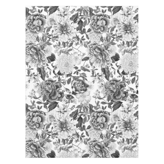  botanische tuin bloemenpatroon tafelkleed (Voorkant)