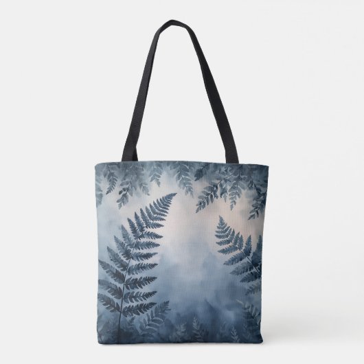 Botanische tuin Fern Canvas tas (Achterkant)