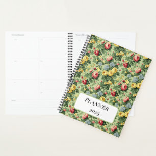 Botanische tuin Meadow Wildflowers Bloemen Planner