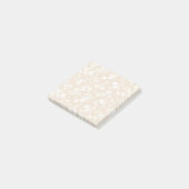 Botanische Tuin Neutraal - Zachte Linnen Post-it® Notes (Schuin)