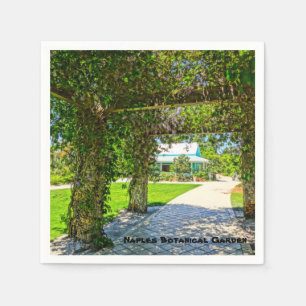 Botanische tuin van koningin's Wreath Napels, Flor Servetten