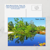 Botanische tuin van Napels - Infinity Pool Briefkaart (Voorkant / Achterkant)