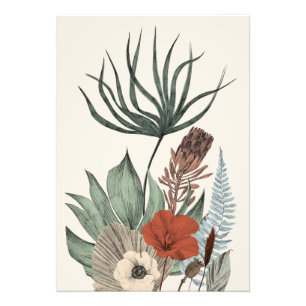 botanische tuin – Wildflowers & Protea Il Foto Afdruk