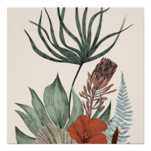 botanische tuin – Wildflowers & Protea Il Perfect Poster