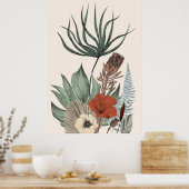  botanische tuin – Wildflowers & Protea Il Poster (Keuken)