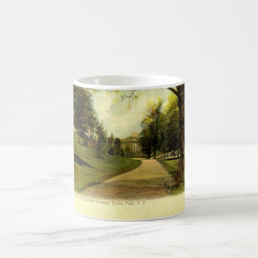 Botanische tuinen, Bronx New York 1905 Koffiemok (Center)