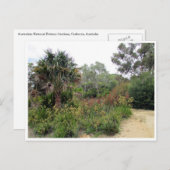 botanische tuinen canberra briefkaart (Voorkant / Achterkant)