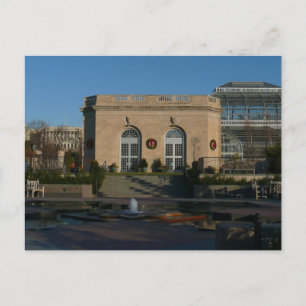 Botanische tuinen met Kerstmis in Washington DC Briefkaart