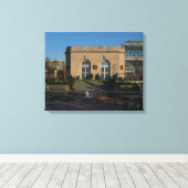 Botanische tuinen met Kerstmis in Washington DC Canvas Afdruk (Insitu (Houten vloer))