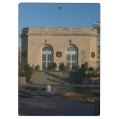 Botanische tuinen met Kerstmis in Washington DC Klembord (Achterkant)