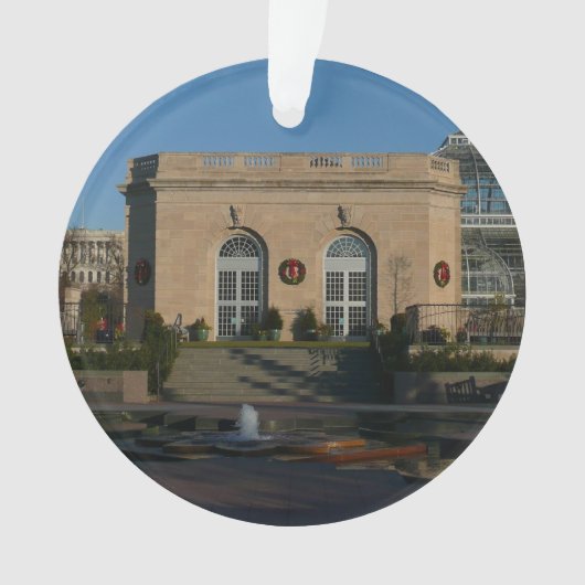 Botanische tuinen met Kerstmis in Washington DC Ornament (voorkant)