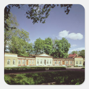 Botanische tuinen Orangery Vierkante Sticker