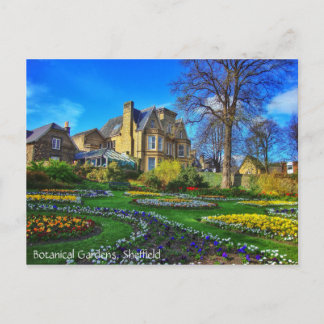 Botanische tuinen, Sheffield Briefkaart