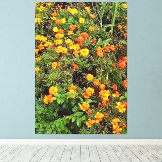 botanische tuinfoto canvas afdruk (Insitu (Houten vloer))