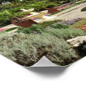 Botanische tuinfoto Poster (Hoek)