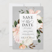 Botanische tuinkant bewaren Datum foto Aankondiging (Voorkant)