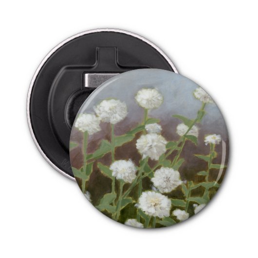 Botanische tuinstudie I Button Flesopener (Voorkant)